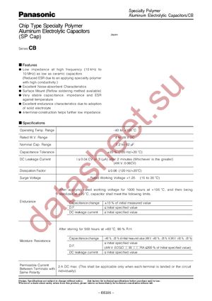 ECG-C0JB220R datasheet  